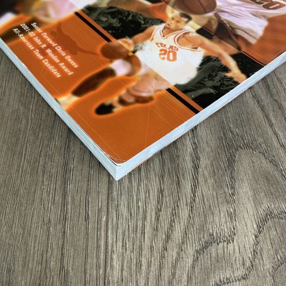 2001-02 Texas Men’s Basketball Media Guide UT University Of Texas Longhorns - Picture 5 of 8